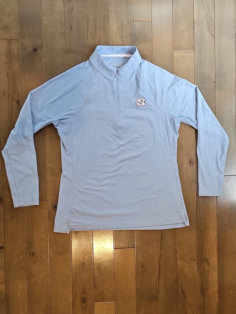 Women's Peter Millar University of North Carolina Long-Sleeve Quarter-Zip, Large
